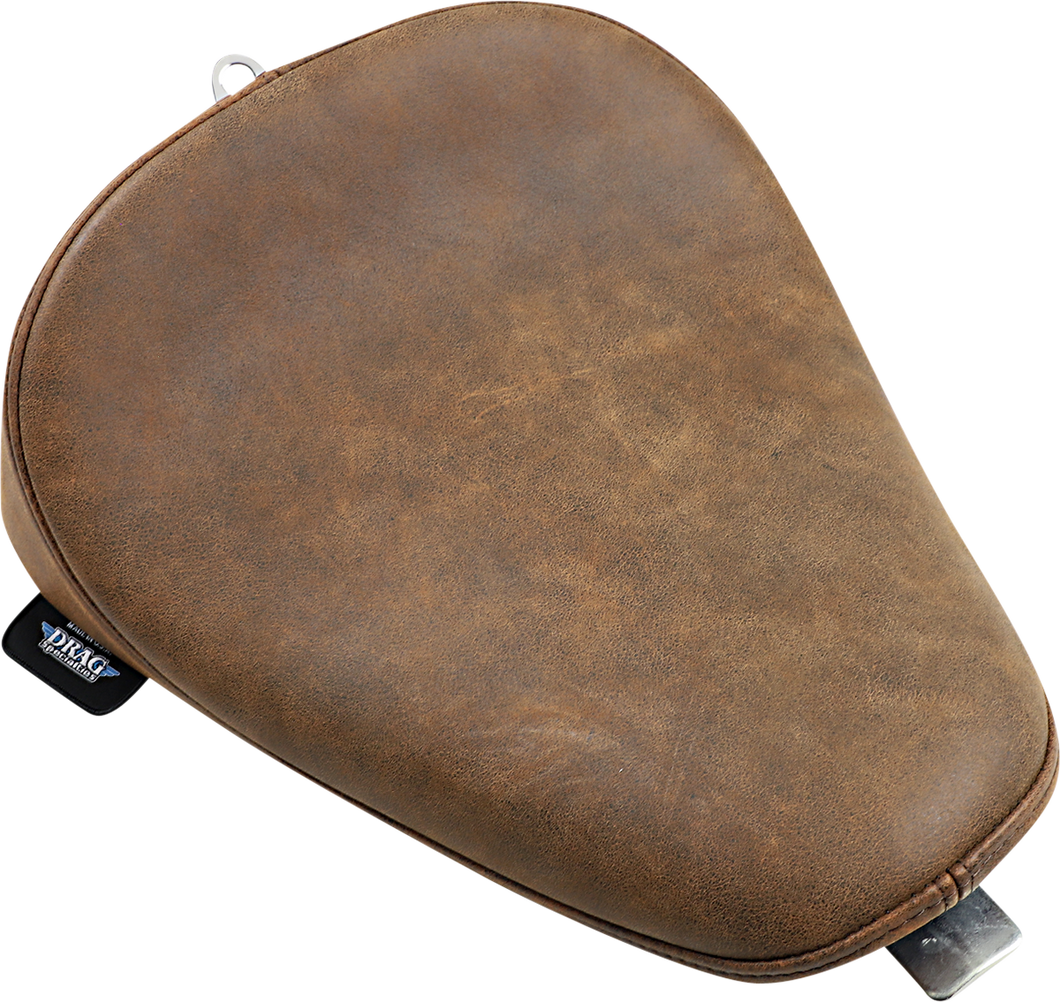 Bobber Solo Seat - Brown - Distressed - XL 10-22 - Lutzka's Garage