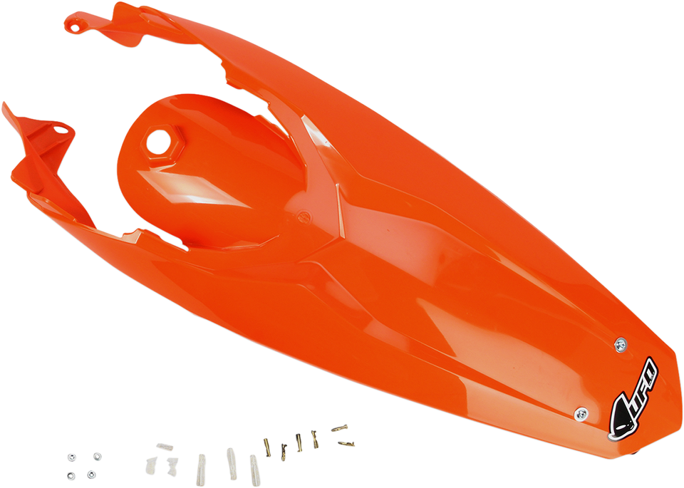Enduro Rear Fender with Light - 98-20 KTM Orange
