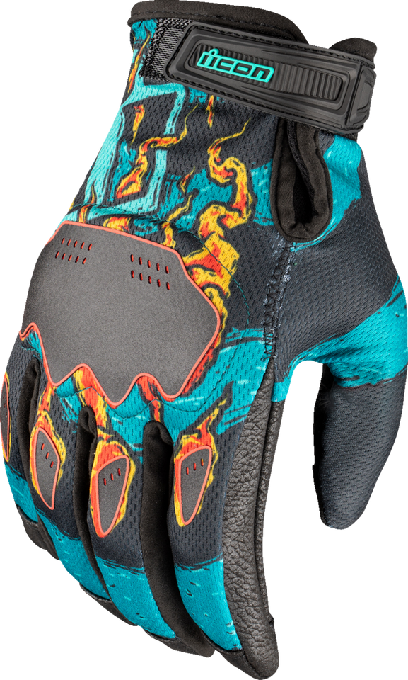 Hooligan™ Munchies Gloves - Teal - Small - Lutzka's Garage