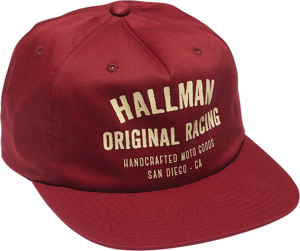 Hallman Tried & True Hat - Wine - Lutzka's Garage