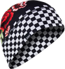 SportFlex® Beanie - Checkered Floral - Lutzka's Garage