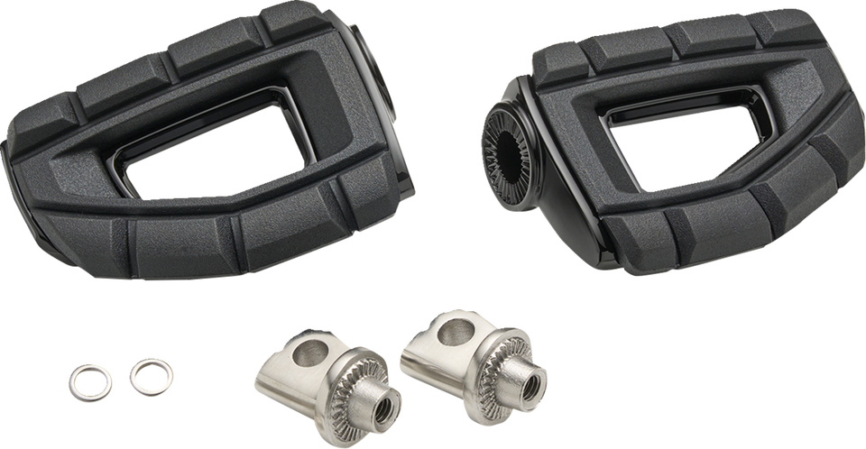 Chicane™ Footrests - Black - Lutzka's Garage