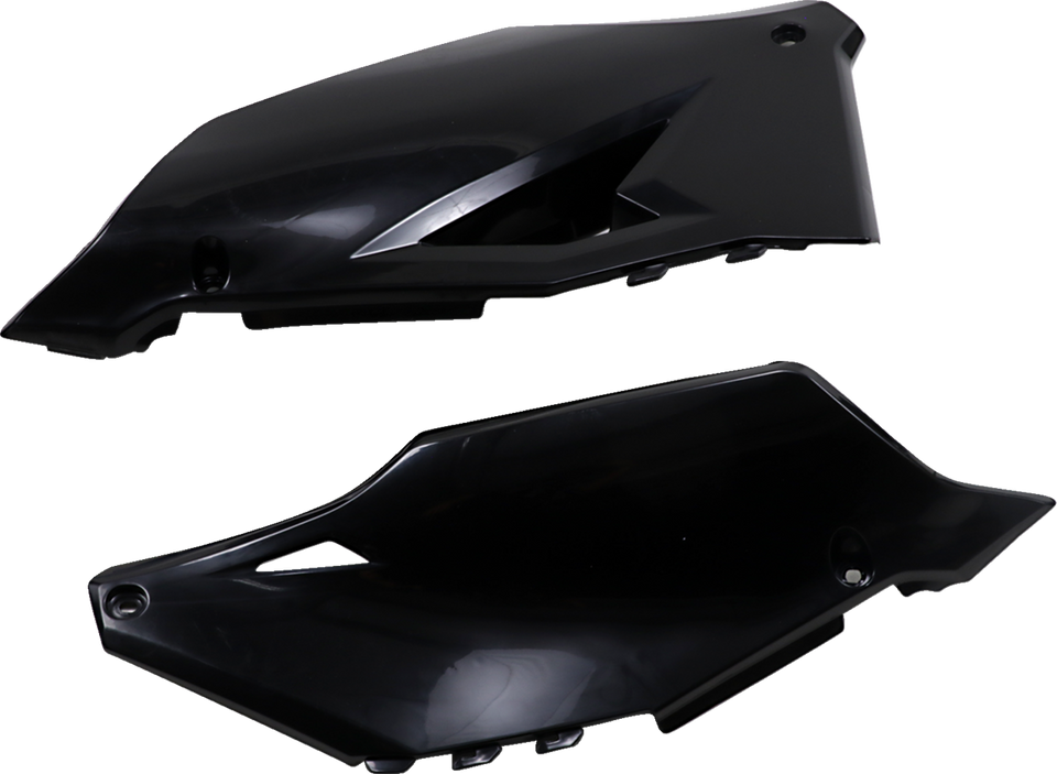 Side Panels - Black - Kawasaki - Lutzka's Garage