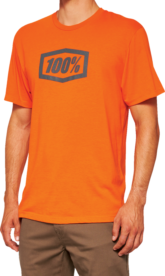 Icon T-Shirt - Orange - Small - Lutzka's Garage