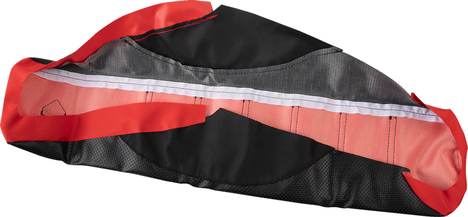 Pro Rib Seat Cover - Black/Red/Black - CRF 21-23