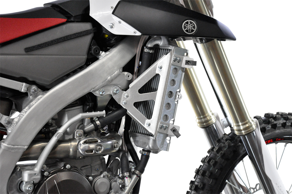 Radiator Guards - Brushed Aluminum - Yamaha