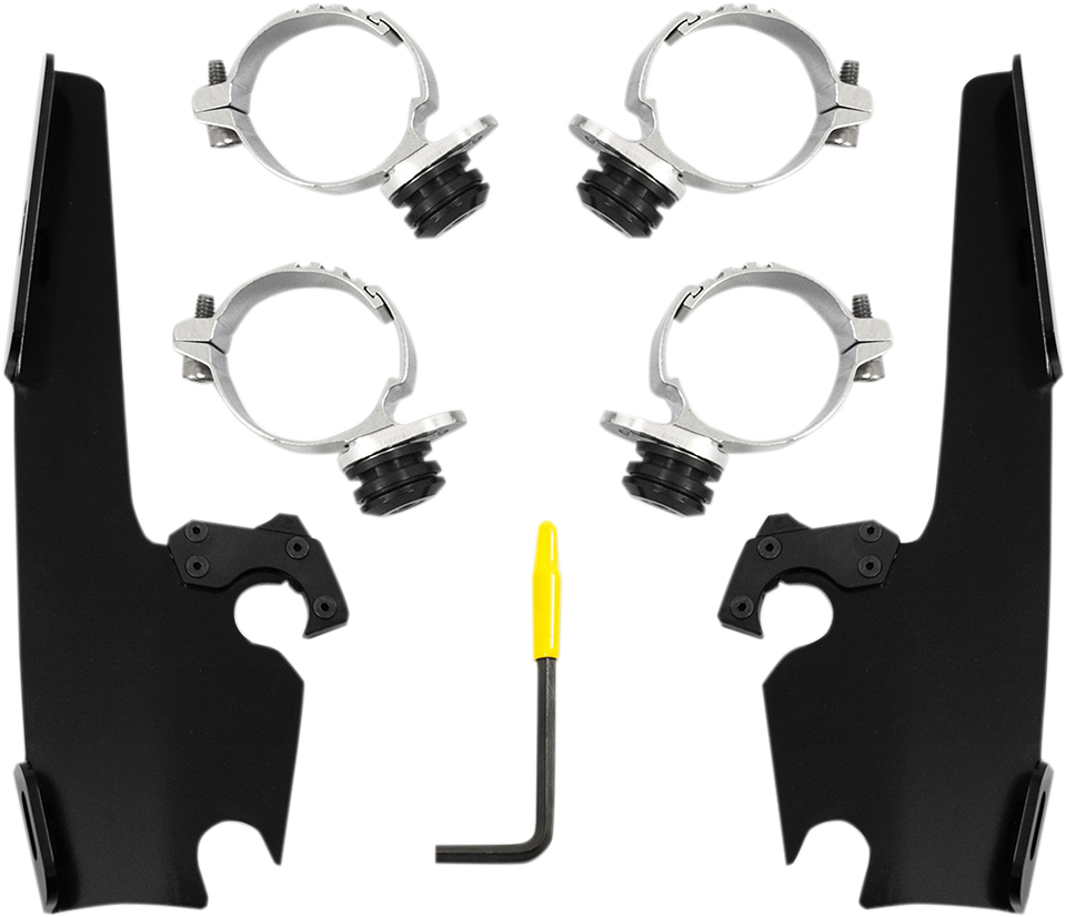 Fats/Slim Mounting Kit - Black - FXDL - Lutzka's Garage