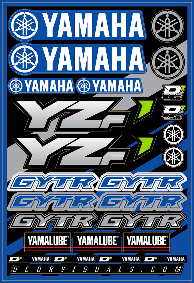 Decal Sheet - Yamaha YZF