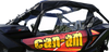Soft Full Doors - Rear Window - Black - Can-Am X3 - Lutzka's Garage