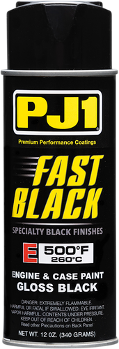Engine Paint - Gloss Black - 12 oz. net wt. - Aerosol - Lutzka's Garage