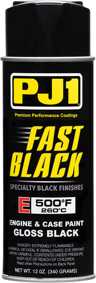 Engine Paint - Gloss Black - 12 oz. net wt. - Aerosol - Lutzka's Garage