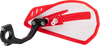 Handguards - Cyclone - White/Red - Lutzka's Garage