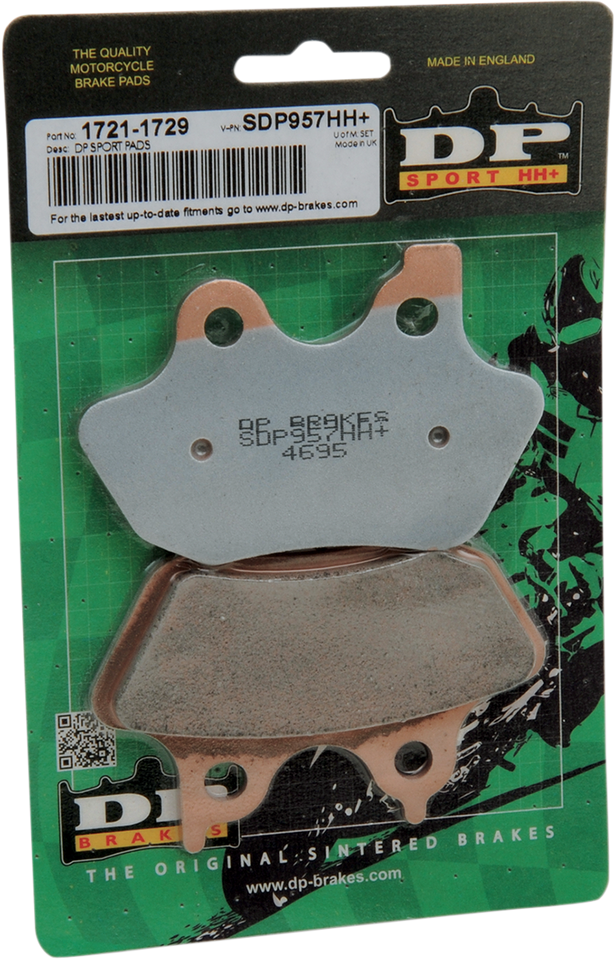 Sintered Metal Brake Pads - Harley-Davidson - SDP957HH
