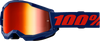 Strata 2 Goggle - Navy - Red Mirror - Lutzka's Garage
