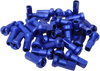 Spoke Nipples - MX1 - Blue - 9 Gauge - Set - Lutzka's Garage