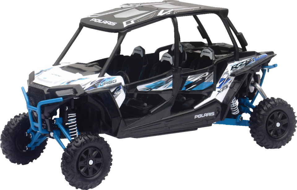 Polaris RZR XP 4 Turbo EPS - 1:18 Scale - White Lightning