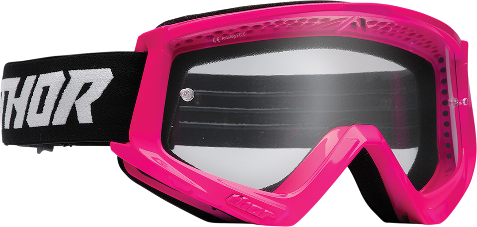 Combat Goggles - Racer - Flo Pink/Black - Lutzka's Garage