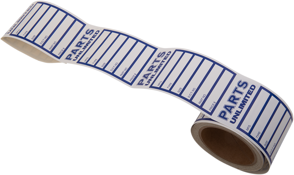 Tire Labels - 100 pcs