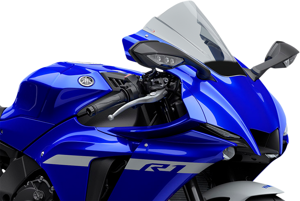 Race Windscreen - 13-1/4" - Smoke - YZF-R1
