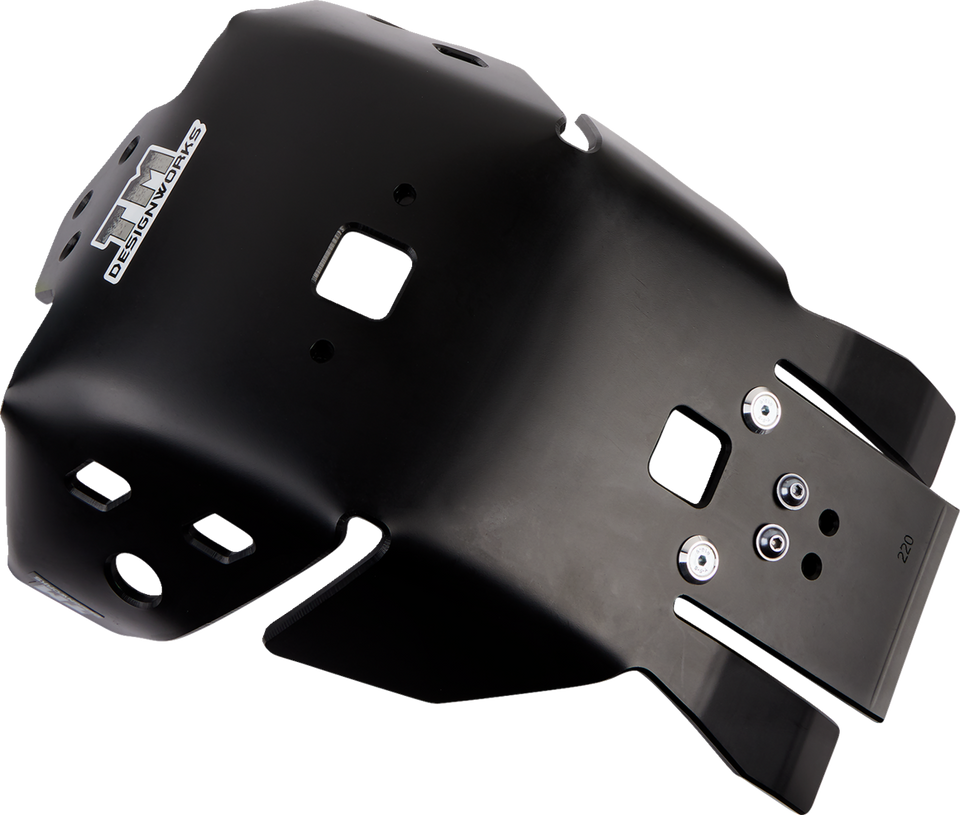 Skid Plate - Black - Honda - Lutzka's Garage