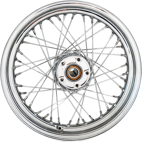 Wheel - Laced - 40 Spoke - Rear - Chrome - 16x3 - 86-99 FLT - Lutzka's Garage