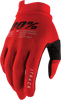 iTrack Gloves - Red - Small - Lutzka's Garage