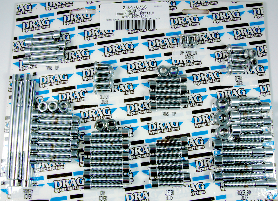 Bolt Kit - Motor - Smooth - Softail - Lutzka's Garage