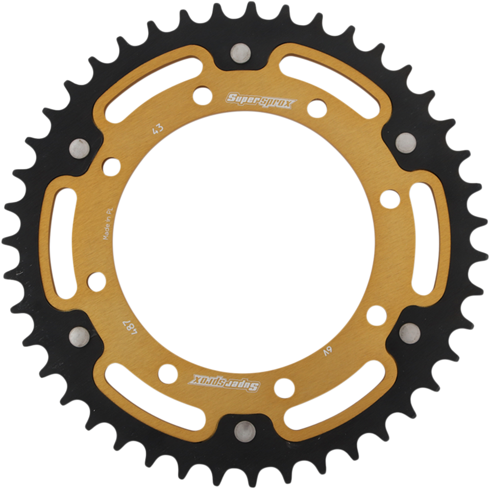 Stealth Rear Sprocket - 43 Tooth - Gold - Kawasaki - Lutzka's Garage