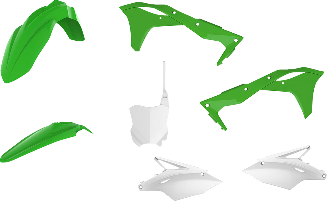 Body Kit - Complete - 19 OEM Green/White - KX 250F