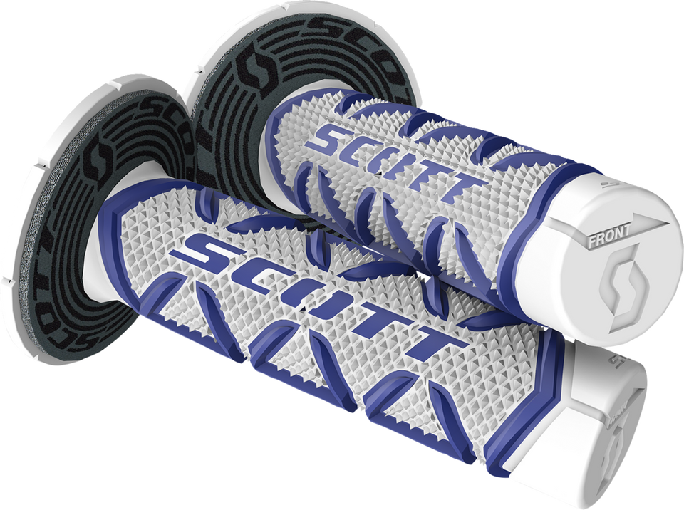 Grips - Diamond - Blue/White - Lutzka's Garage