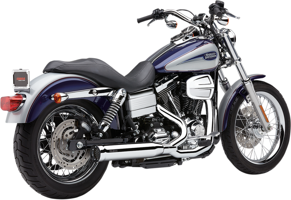 Power Pro RPT Exhaust - Chrome - 12-17 Dyna - Lutzka's Garage
