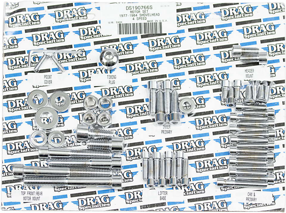 Bolt Kit - Motor - Smooth - FX/FL - Lutzka's Garage