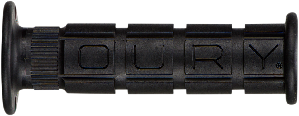 Grips - Single Compound - Flange - Black - Lutzka's Garage