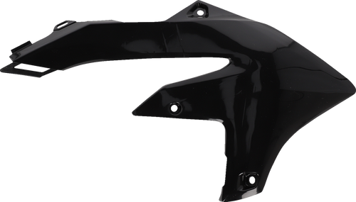 Replica Radiator Shrouds - Black - Yamaha - Lutzka's Garage