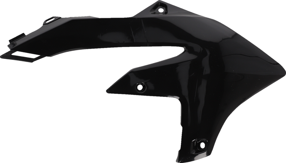 Replica Radiator Shrouds - Black - Yamaha - Lutzka's Garage