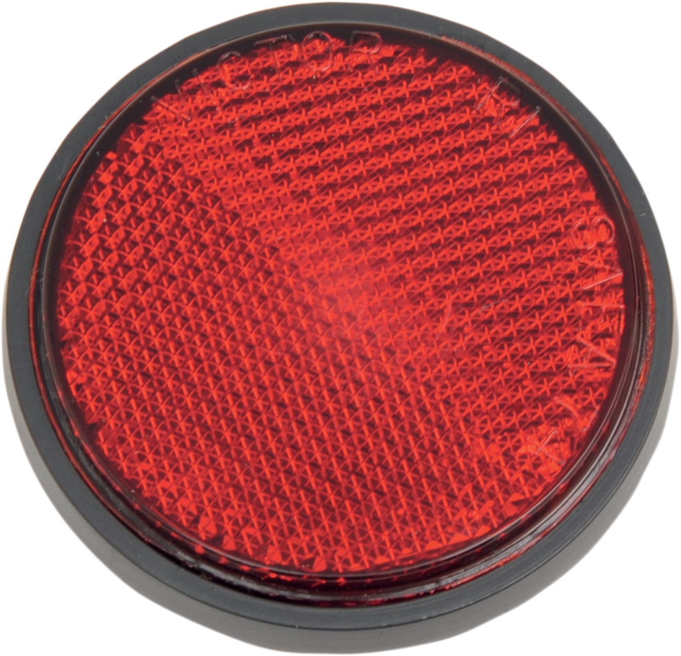 Reflector - Adhesive Back - Red - Lutzka's Garage