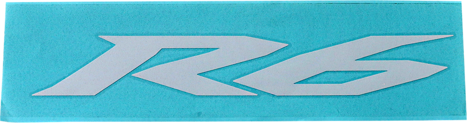 R6 Decal - White - 12" - Lutzka's Garage