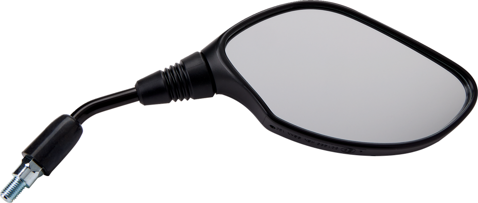 Mirror - Side View - Oval - Black - Right - Lutzka's Garage