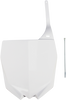 Restyled Number Plate - White - YZ - Lutzka's Garage