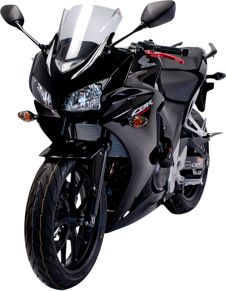 Race Windscreen - 12-3/8" - Dark Smoke - CBR500RR - Lutzka's Garage