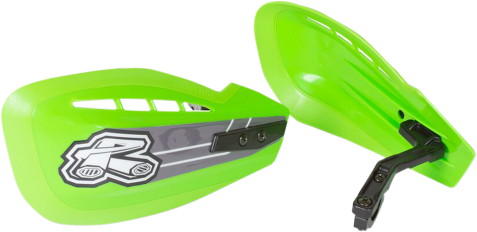 Handguards - Moto - Green - Lutzka's Garage