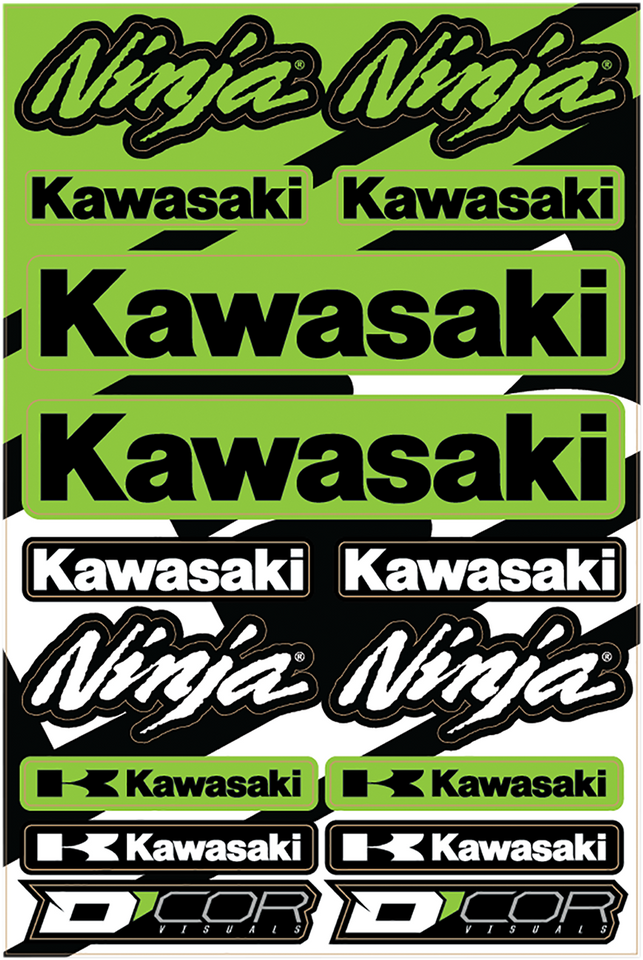 Decal Sheet - Kawasaki Street
