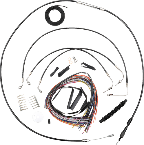 Handlebar Cable/Brake Line Kit - Quick Connect - Complete - 12