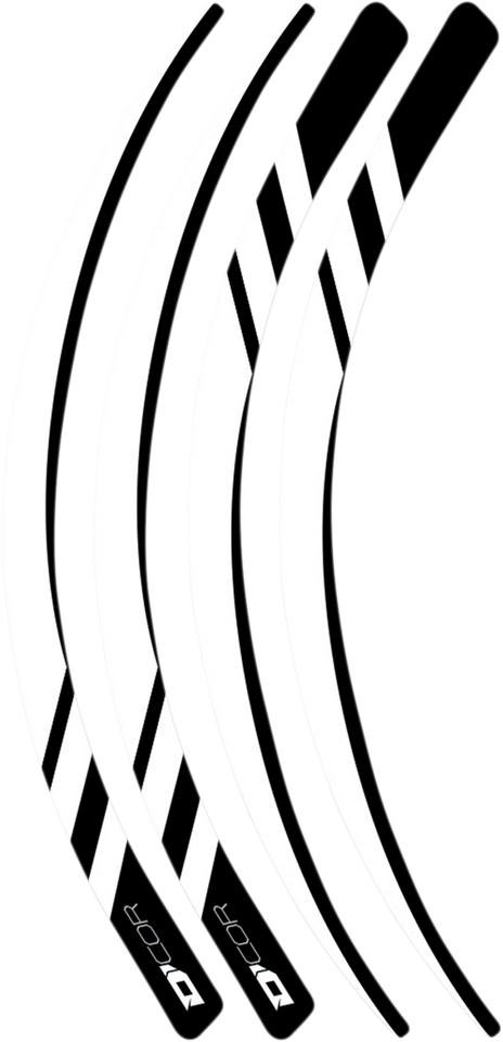 Rim Decal - White - Lutzka's Garage