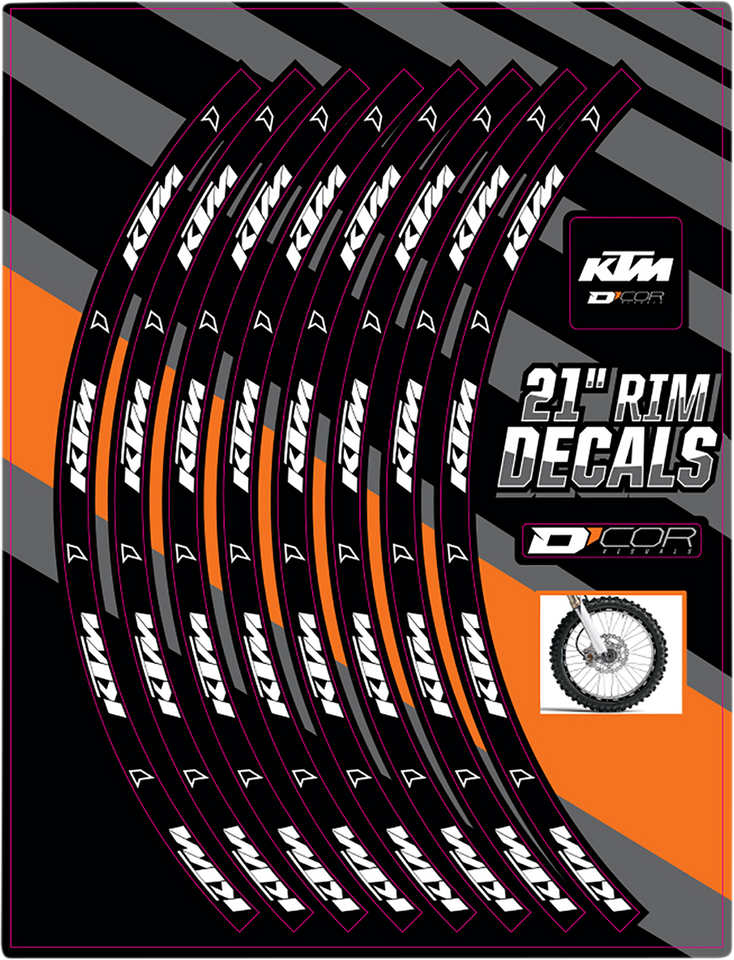 Rim Decal - KTM Logo - 21" Front