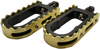 BMX Footpegs - Black/Brass - Lutzka's Garage