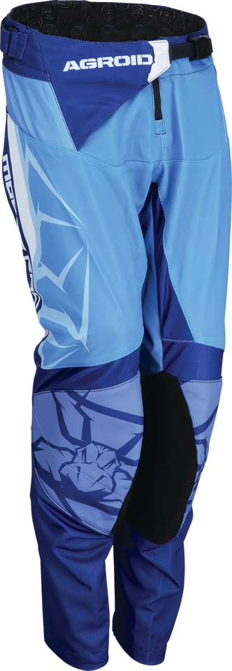 Youth Agroid Mesh Pants - Blue/White - 18 - Lutzka's Garage