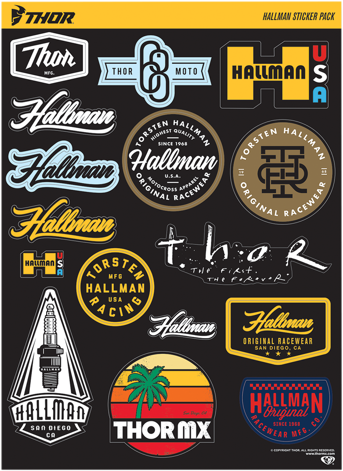 Decal Sheet - Hallman - S20 - Each