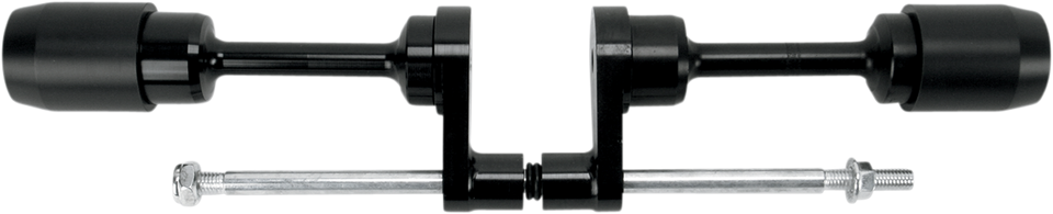 Frame Sliders - Black - Kawasaki - Ninja EX250R - Lutzka's Garage