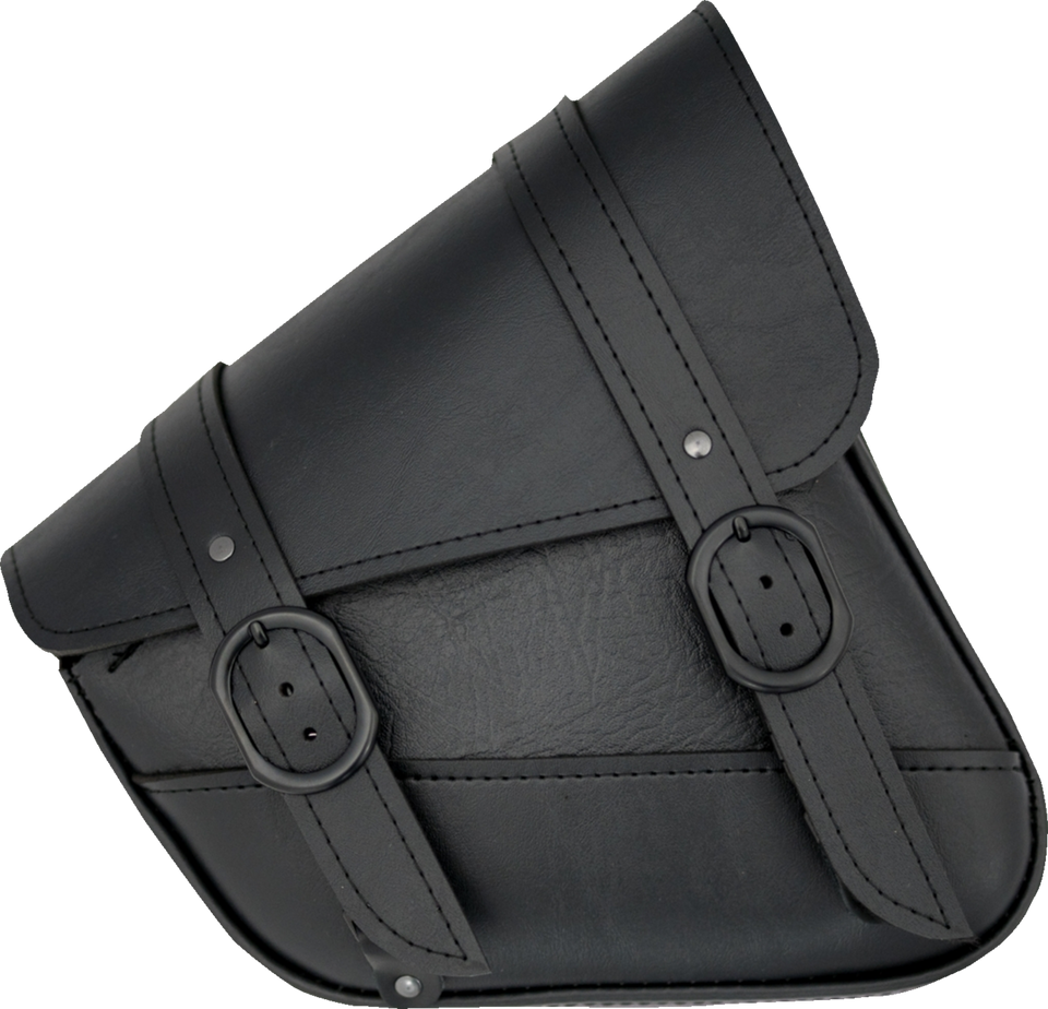 Blackjack Swingarm Bag - Dual Shock - Black - Lutzka's Garage